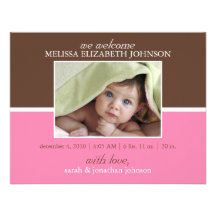 Faire-part de naissance