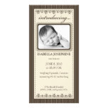 Faire-part de naissance customisé par Taupe chic Modèle Pour Photocarte