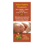Faire-part de naissance d'automne
