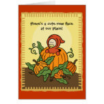 Faire-part de naissance d'automne (garçon ou fille cartes de vœux