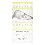 Faire-part de naissance de fille - carte photo carte avec photo
