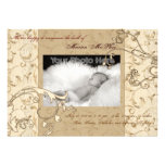 Faire-part de naissance vintage de bébé de remous