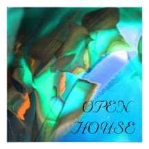 FAIRE-PART DU SUD-OUEST D'ORANGE DE TURQUOISE DE T