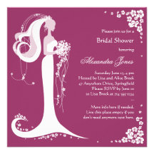 Faire-part nuptiale de partie de douche de jeune m