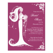 Faire-part nuptiale de partie de douche de jeune m