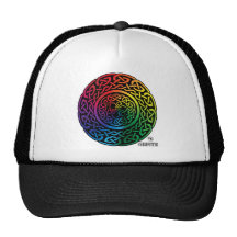 Fairie Patter - Rainbow Celtic Knotwork Hats