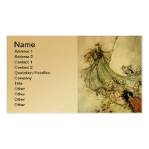 Fairies Away - Arthur Rackham Business Cards