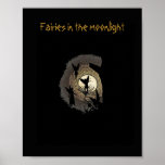 Fairies in the moonlight. print