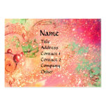 FAIRIES OF DAWN / MAGIC SPARKLES IN PINK GOLD TEAL BUSINESS CARD TEMPLATES