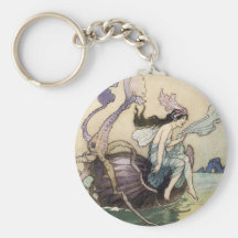 Fairies on the Seashore Keychain