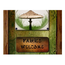 Fairies Welcome Post Card