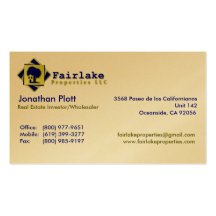 Fairlake Properties: Professional Business Card Template