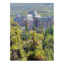 Fairmont Banff Springs Hotel In Banff Canada Postcard