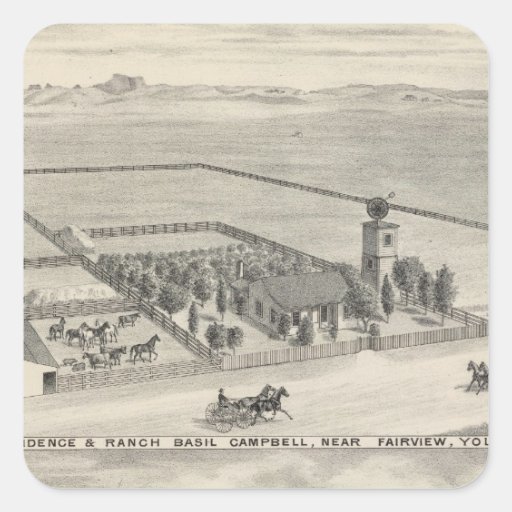 Fairview res, ranches square sticker