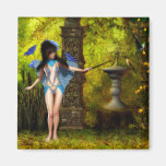 Fairy and Birds of the Forest Fridge Magnet