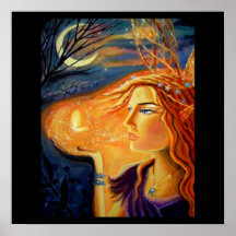 Fairy Art Print - Spirit Of The Forest