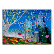 Fairy Artist Faery Greeting Cards