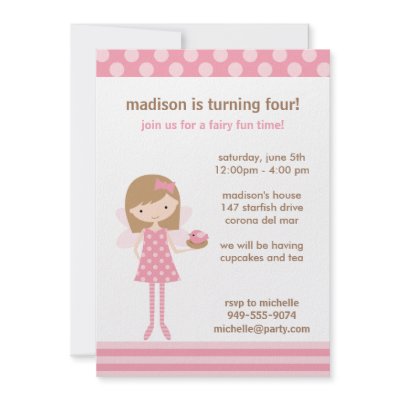 Fairy Birthday Party Invitation by eventfulcards
