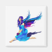 fairy-blue fridge magnets