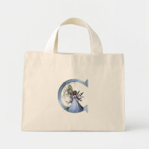 Fairy Blue Monogram C Tote Bag