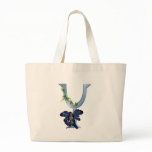 Fairy Blue Monogram Y Tote Bags