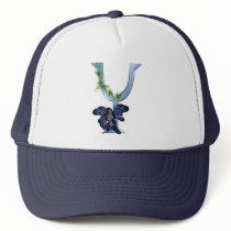 Fairy Blue Monogram Y Trucker Hat
