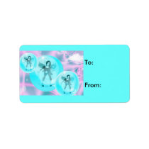 fairy bubble magic Gift tags Custom Address Label