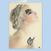Fairy Butterfly Greeting Card cards