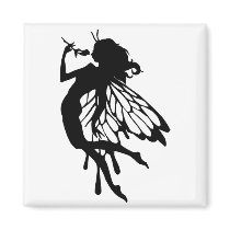 Fairy Butterfly Fridge Magnet