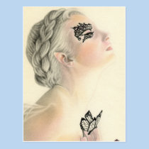 Fairy Butterfly Postcard postcards