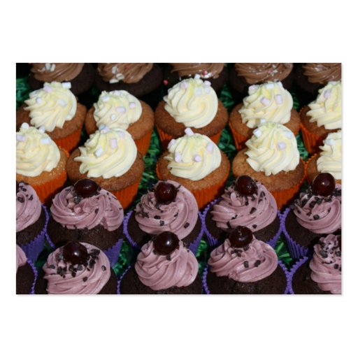 Fairy cakes business card templates