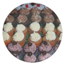 Fairy cakes party plates