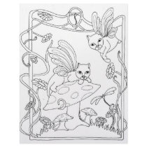 Fairy Cats N Mushroom Letterhead