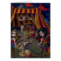 "Fairy Circus" Greeting Card
