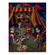 "Fairy Circus" Postcard