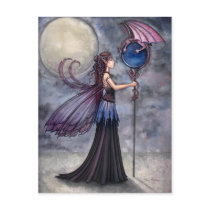 Fairy Dragon Postcard by Molly Harrison