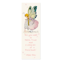 Fairy Dust Bookmark Business Card Template