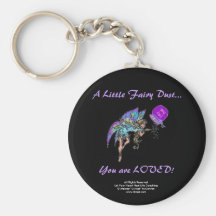 Fairy Dust Loved Keychain