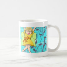 Fairy excited coffee mug