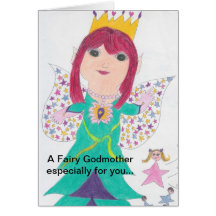 Fairy Godmother Birthday Wishes Greeting Cards