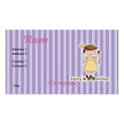 Fairy Godmother Business Card
