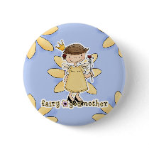 Fairy Godmother Pinback Button