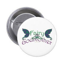 Fairy Godmother Design Pins & Buttons
