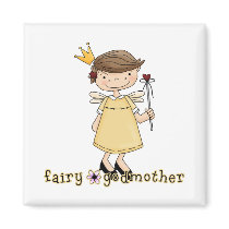 Fairy Godmother Fridge Magnets