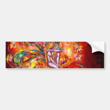 FAIRY IN RED BUMPER STICKER