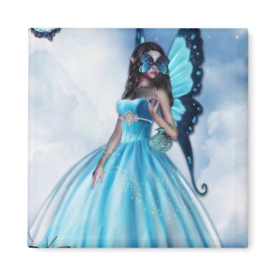 Fairy Masquerade Ball Magnet by emmamarlow