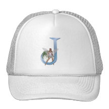 Fairy Monogram J Hats