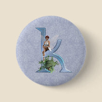 Fairy Monogram K buttons