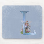 Fairy Monogram L Mouse Pads