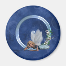 Fairy Monogram O Magnet